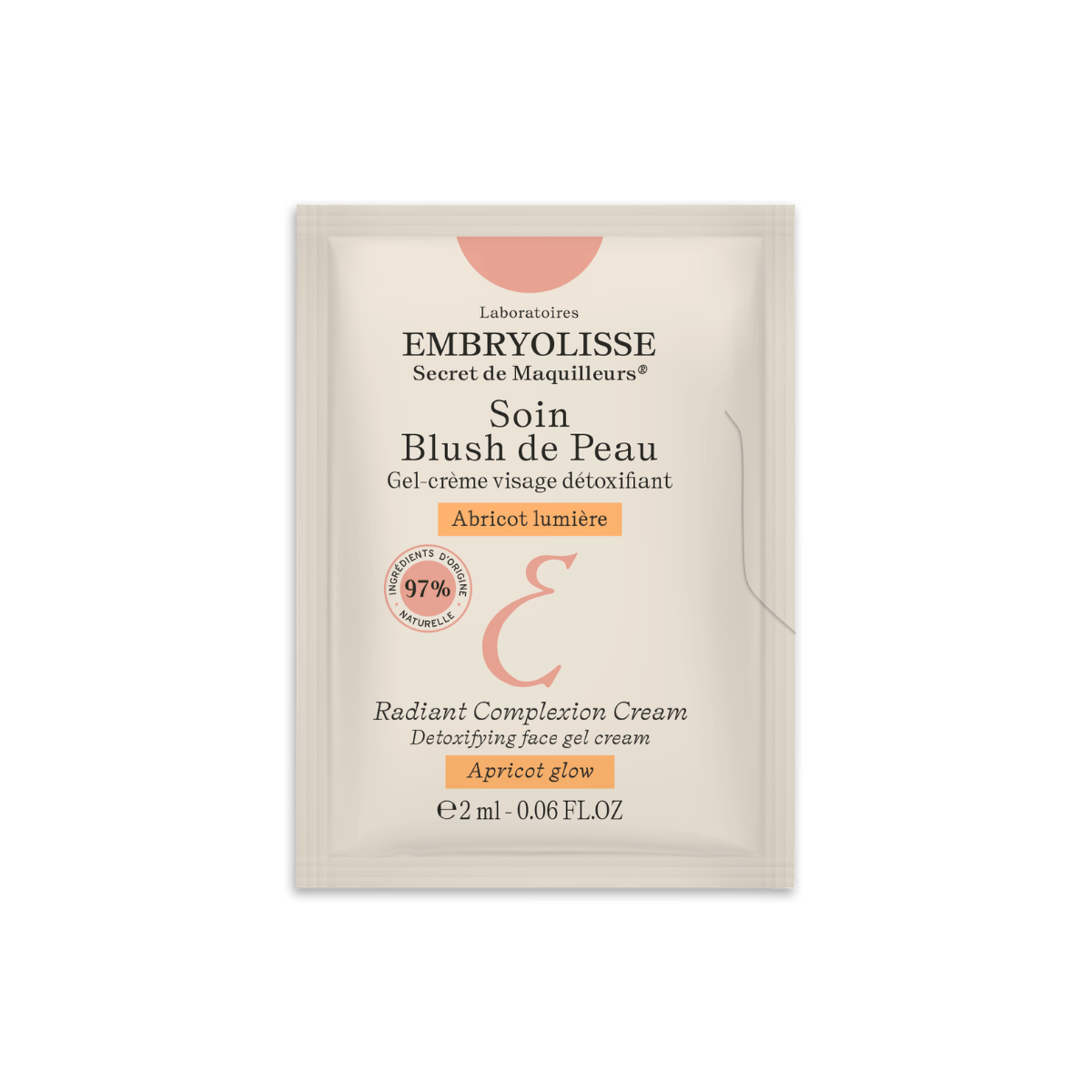 Échantillon Soin Blush de Peau Abricot 2ml